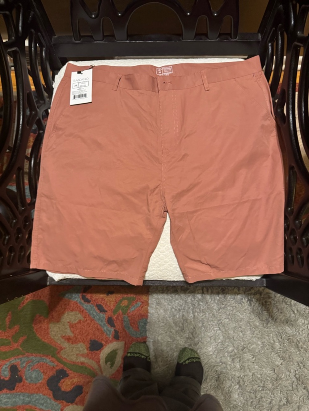 Men's Casual Stretch Shorts - Dusty Rose